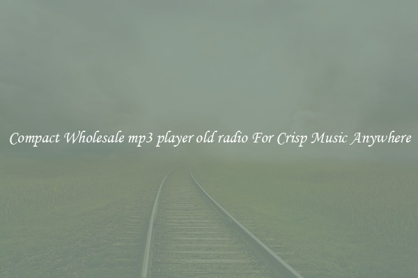 Compact Wholesale mp3 player old radio For Crisp Music Anywhere