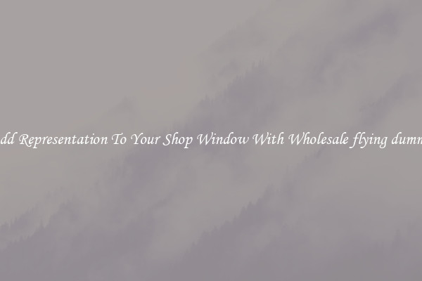 Add Representation To Your Shop Window With Wholesale flying dummy