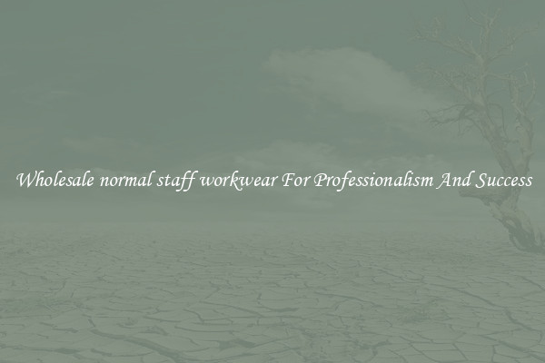 Wholesale normal staff workwear For Professionalism And Success