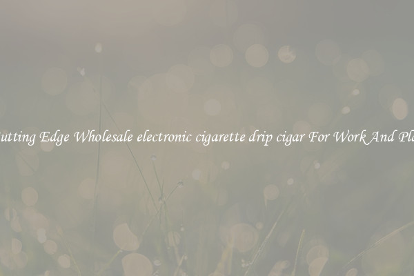 Cutting Edge Wholesale electronic cigarette drip cigar For Work And Play
