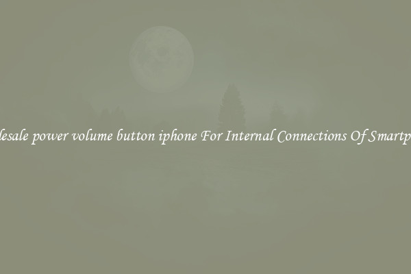 Wholesale power volume button iphone For Internal Connections Of Smartphones