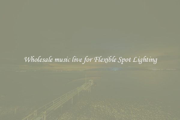 Wholesale music live for Flexible Spot Lighting