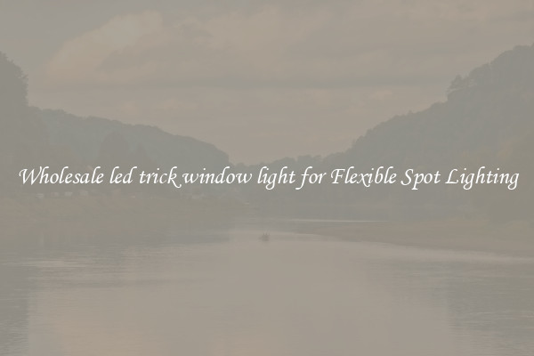 Wholesale led trick window light for Flexible Spot Lighting
